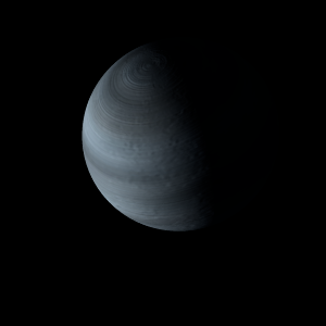 The artist's impression of HD 187123 b artist's rendition