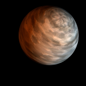 The artist's impression of HD 187123 c artist's rendition