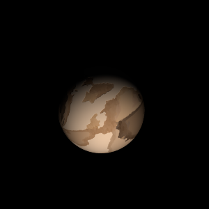 The artist's impression of HD 191939 f artist's rendition