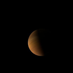 The artist's impression of HD 202206 b artist's rendition