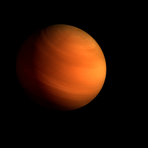 The artist's impression of HD 204313 c artist's rendition