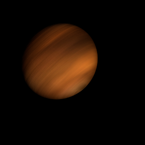 The artist's impression of HD 20781 b artist's rendition