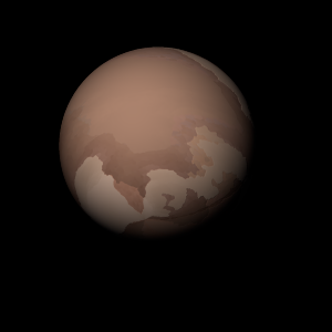 The artist's impression of HD 210702 Ab artist's rendition