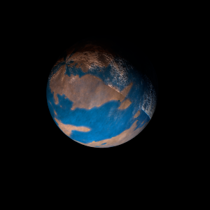 The artist's impression of HD 213885 Ac artist's rendition