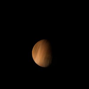 The artist's impression of HD 21693 b artist's rendition