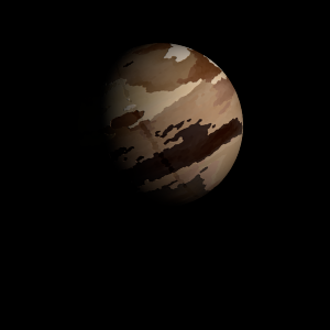 The artist's impression of HD 217786 A b artist's rendition