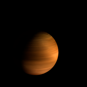 The artist's impression of HD 219666 b artist's rendition