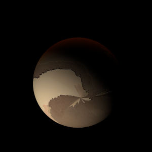 The artist's impression of HD 23472 Ac artist's rendition