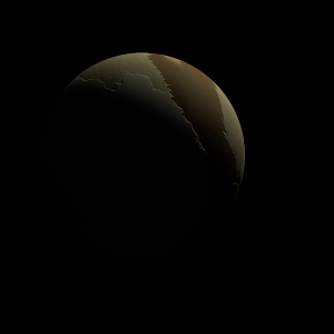 The artist's impression of HD 23472 Af artist's rendition