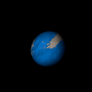The artist's impression of HD 23472 e artist's rendition