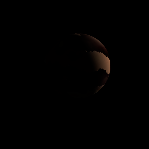 The artist's impression of HD 25171 Ab artist's rendition