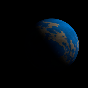 The artist's impression of HD 28254 A b artist's rendition