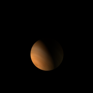 The artist's impression of HD 284149 (AB)b artist's rendition
