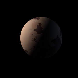 The artist's impression of HD 28471 b artist's rendition