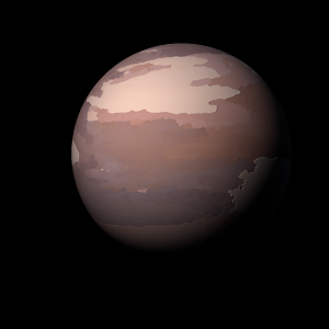 The artist's impression of HD 28471 c artist's rendition