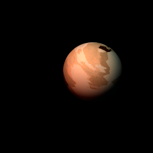 The artist's impression of HD 30669 c artist's rendition