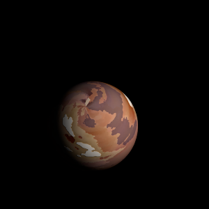 The artist's impression of HD 33142 d artist's rendition