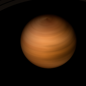 The artist's impression of HD 33632 A b artist's rendition