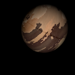 The artist's impression of HD 3765 b artist's rendition