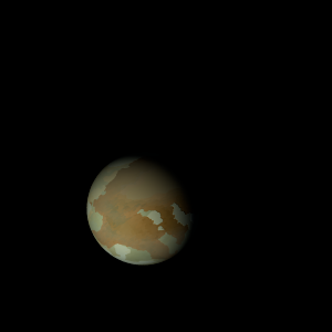 The artist's impression of HD 42936 Ab artist's rendition