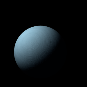 The artist's impression of HD 44385 b artist's rendition
