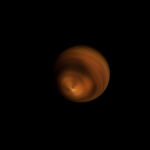 The artist's impression of HD 47186 b artist's rendition