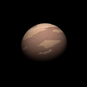 The artist's impression of HD 48948 b artist's rendition