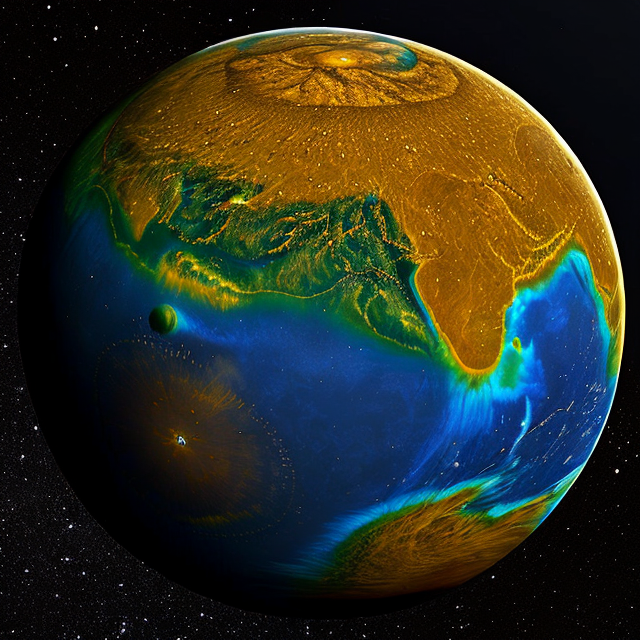 The artist's impression of HD 49674 b artist's rendition