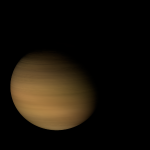 The artist's impression of HD 50554 d artist's rendition