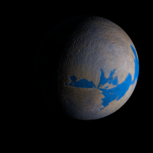 The artist's impression of HD 5278 Ab artist's rendition