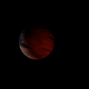 The artist's impression of HD 60292 b artist's rendition