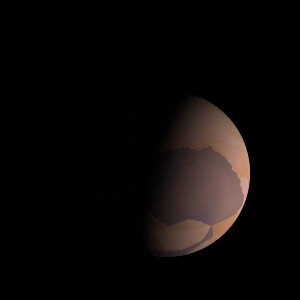 The artist's impression of HD 72892 Ab artist's rendition