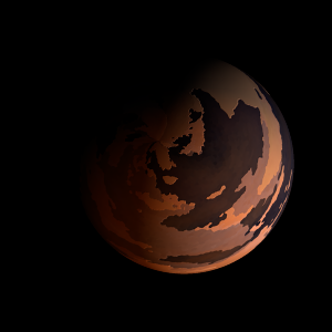 The artist's impression of HD 79498 Ab artist's rendition