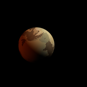The artist's impression of HD 86728 b artist's rendition