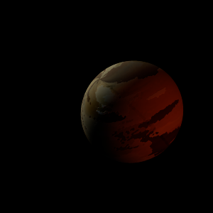 The artist's impression of HD 87646 Ab artist's rendition