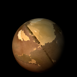 The artist's impression of HD 87646 Ac artist's rendition