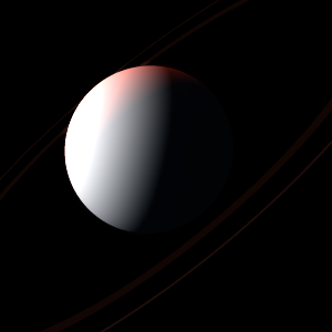 The artist's impression of HD 89744 c artist's rendition