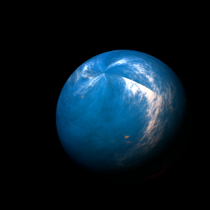 The artist's impression of HD 91669 b artist's rendition