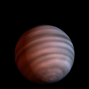 The artist's impression of HD 9446 c artist's rendition