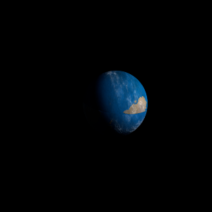 The artist's impression of HD 95544 b artist's rendition