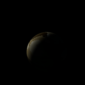 The artist's impression of HD 96167 Ab artist's rendition