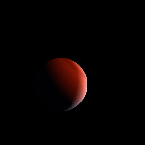 The artist's impression of HD 97048 b artist's rendition