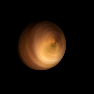 The artist's impression of HD 97658 b artist's rendition