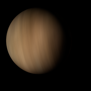 The artist's impression of HII 1348 (AB)b artist's rendition