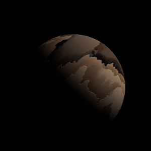 The artist's impression of HIP 104045 c artist's rendition