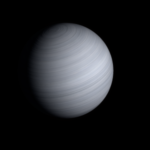 The artist's impression of HIP 109384 b artist's rendition