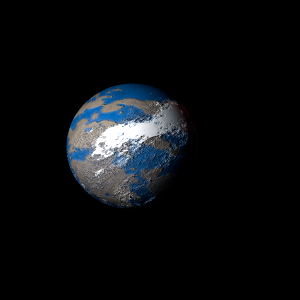 The artist's impression of HIP 113103 b artist's rendition