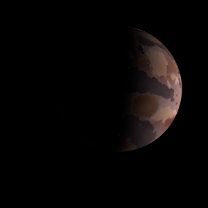 The artist's impression of HIP 114933 b artist's rendition