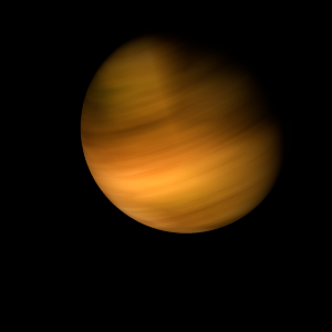 The artist's impression of HIP 14729 b artist's rendition
