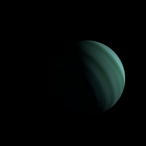 The artist's impression of HIP 14810 b artist's rendition
